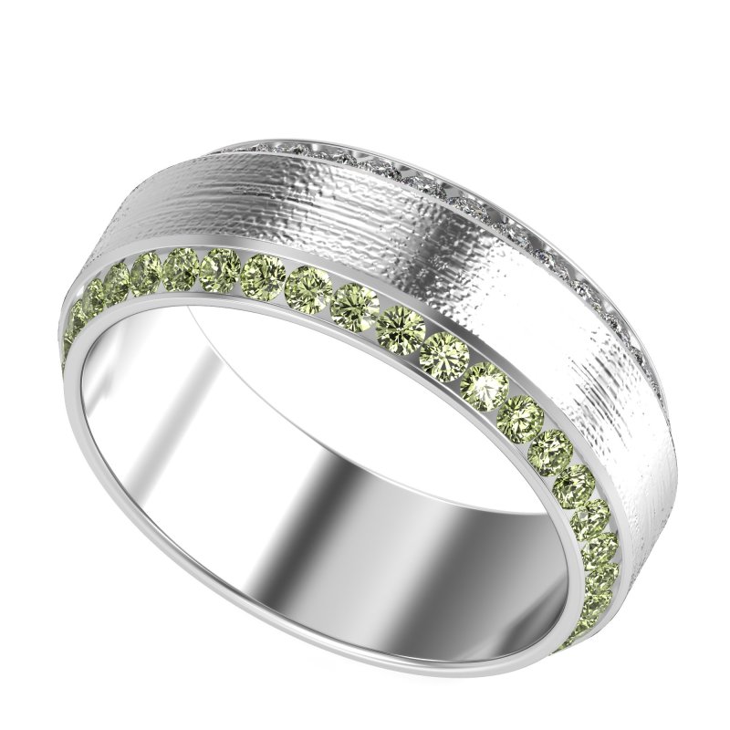 8mm Men's Eternity Channel Band