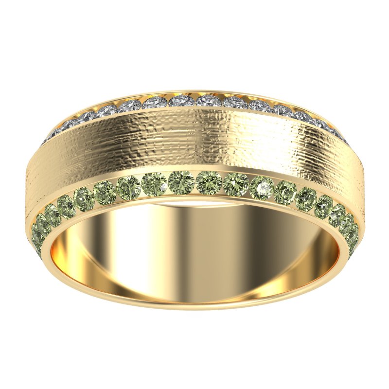 8mm Men's Eternity Channel Band
