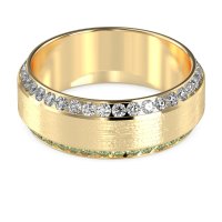 8mm Men's Eternity Channel Band