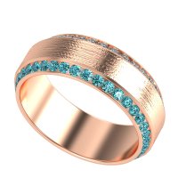 8mm Men's Eternity Channel Band