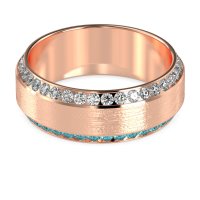 8mm Men's Eternity Channel Band