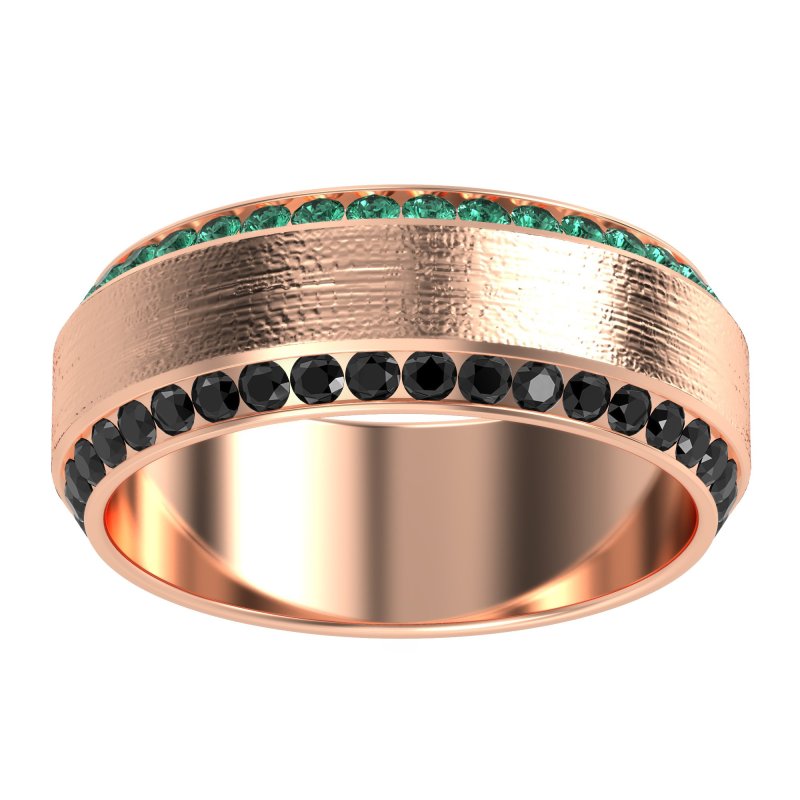 8mm Men's Eternity Channel Band