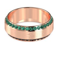 8mm Men's Eternity Channel Band