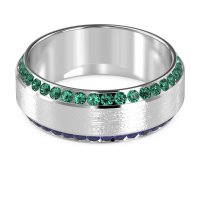 8mm Men's Eternity Channel Band