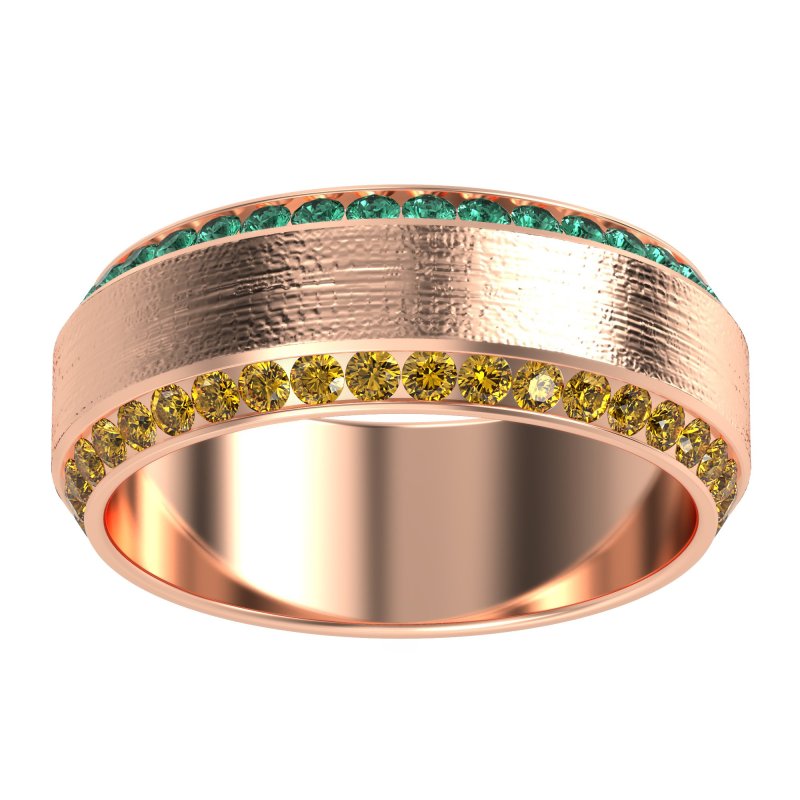 8mm Men's Eternity Channel Band