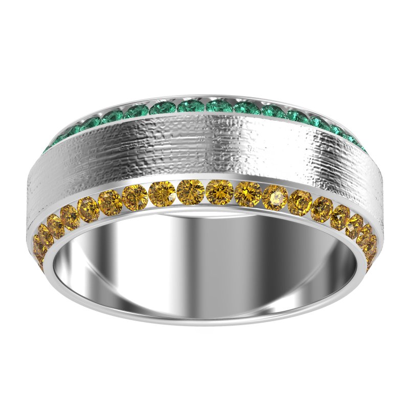 8mm Men's Eternity Channel Band