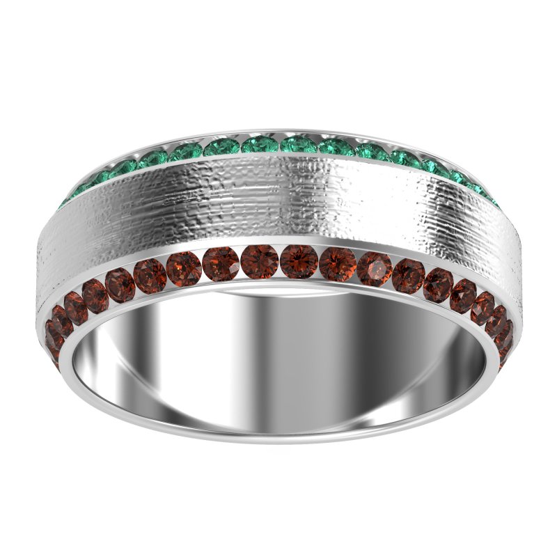 8mm Men's Eternity Channel Band