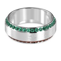 8mm Men's Eternity Channel Band