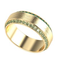 8mm Men's Eternity Channel Band