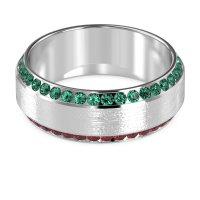8mm Men's Eternity Channel Band