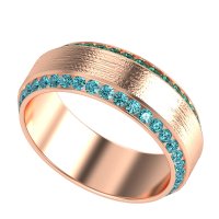 8mm Men's Eternity Channel Band