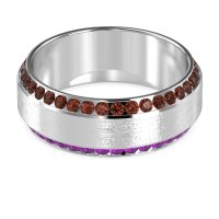 8mm Men's Eternity Channel Band