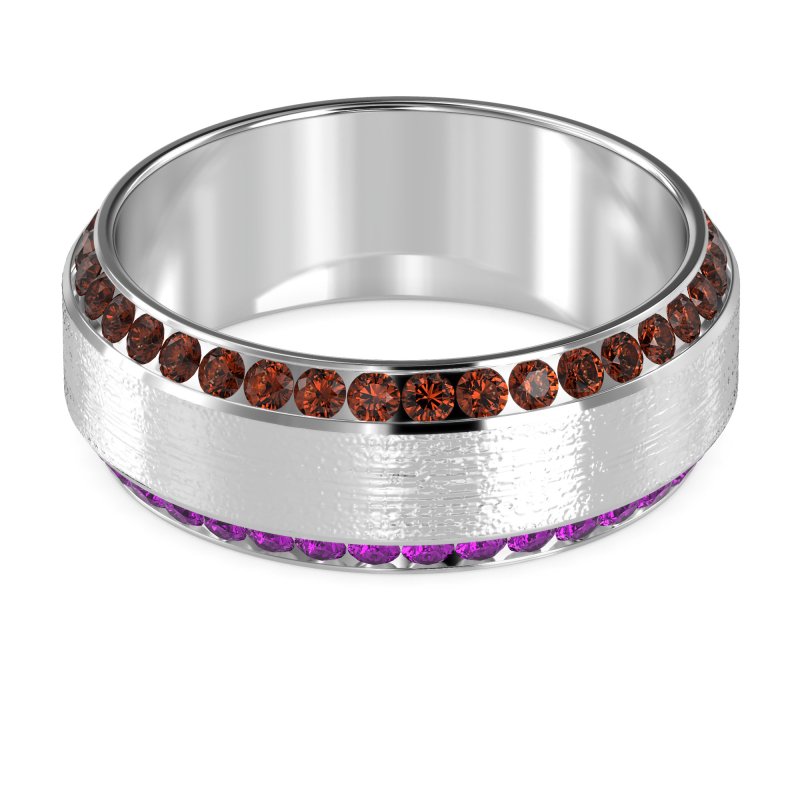 8mm Men's Eternity Channel Band