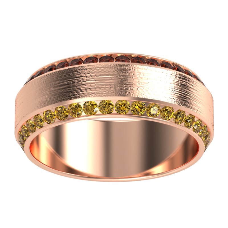 8mm Men's Eternity Channel Band