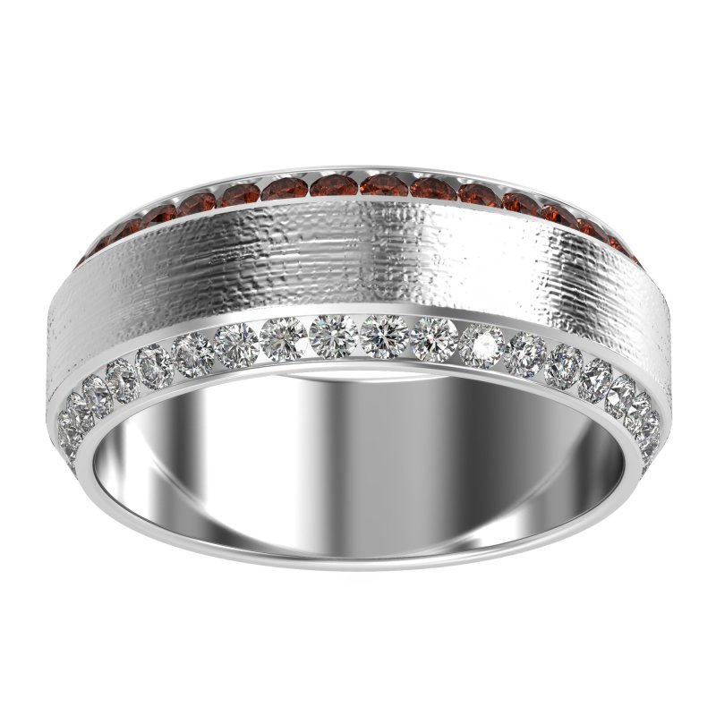 8mm Men's Eternity Channel Band
