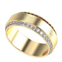 8mm Men's Eternity Channel Band