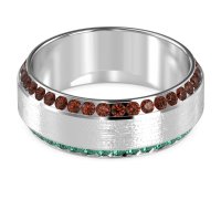 8mm Men's Eternity Channel Band