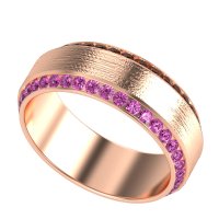 8mm Men's Eternity Channel Band