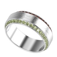 8mm Men's Eternity Channel Band
