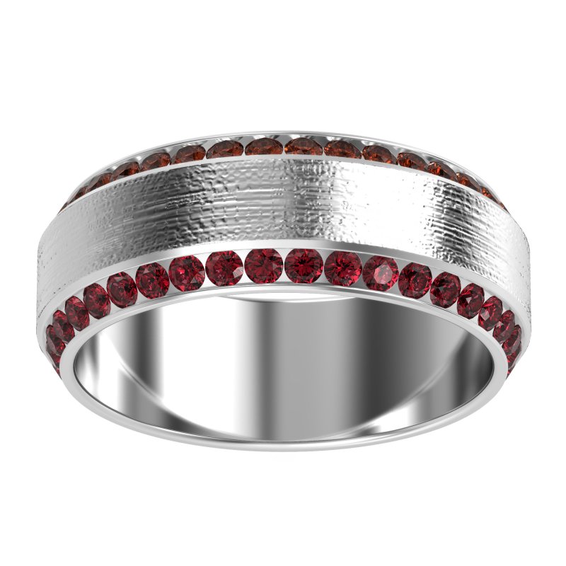 8mm Men's Eternity Channel Band