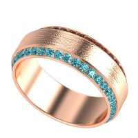 8mm Men's Eternity Channel Band
