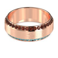 8mm Men's Eternity Channel Band
