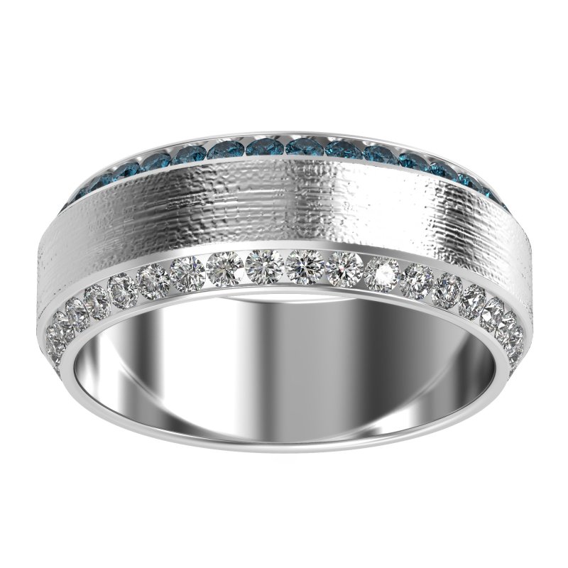 8mm Men's Eternity Channel Band