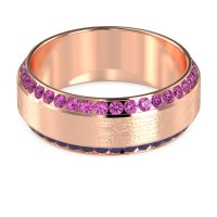 8mm Men's Eternity Channel Band