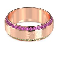 8mm Men's Eternity Channel Band