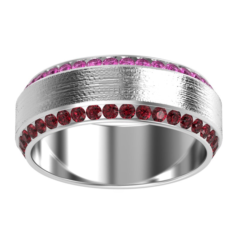 8mm Men's Eternity Channel Band