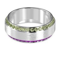 8mm Men's Eternity Channel Band