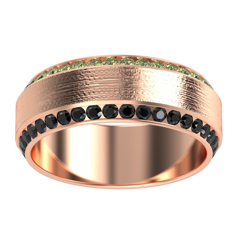 8mm Men's Eternity Channel Band