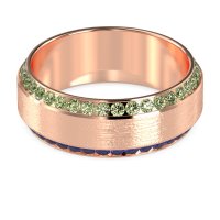 8mm Men's Eternity Channel Band