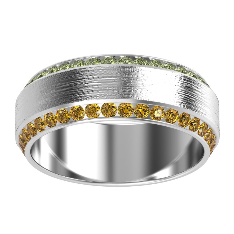8mm Men's Eternity Channel Band