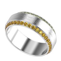 8mm Men's Eternity Channel Band