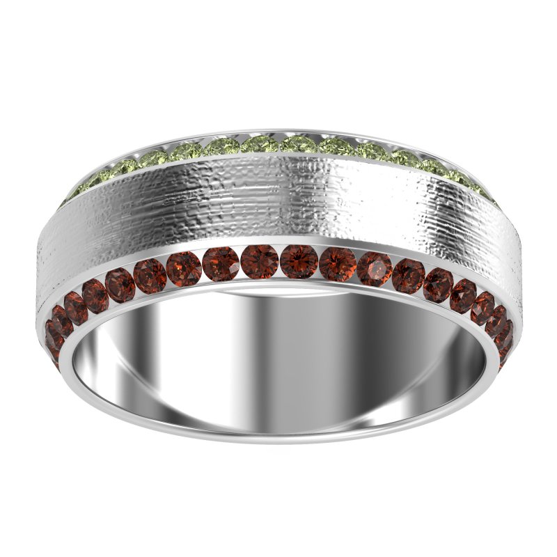 8mm Men's Eternity Channel Band