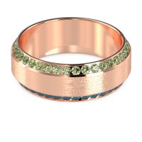 8mm Men's Eternity Channel Band