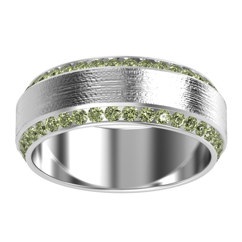 8mm Men's Eternity Channel Band