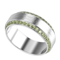 8mm Men's Eternity Channel Band