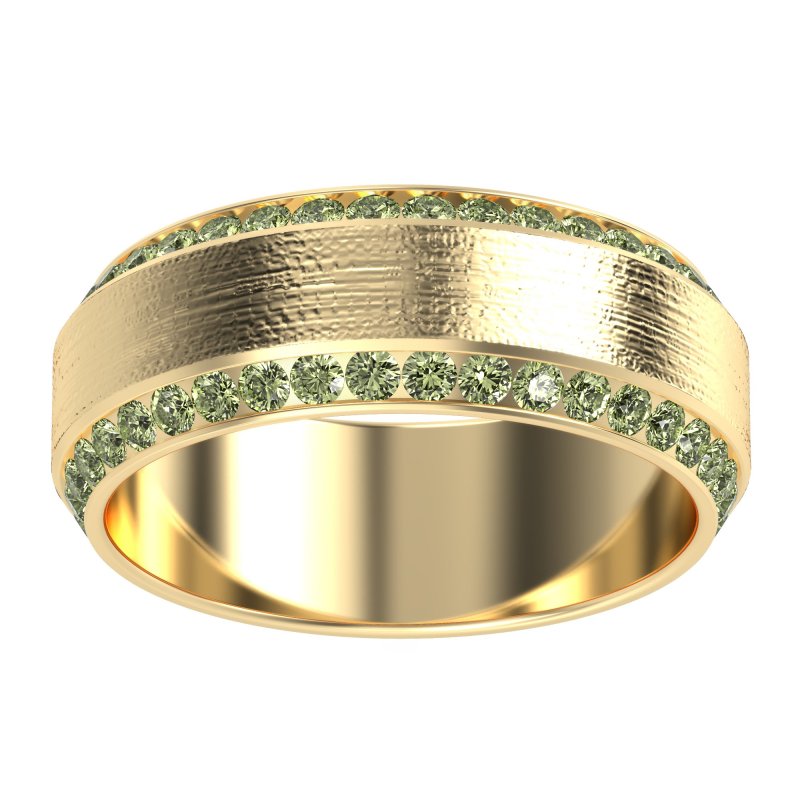 8mm Men's Eternity Channel Band