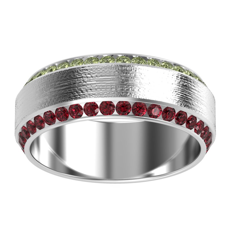 8mm Men's Eternity Channel Band