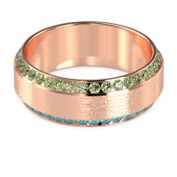 8mm Men's Eternity Channel Band