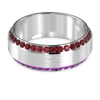 8mm Men's Eternity Channel Band