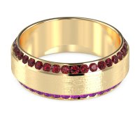 8mm Men's Eternity Channel Band