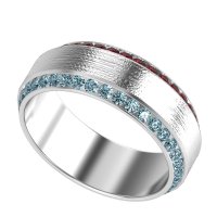 8mm Men's Eternity Channel Band