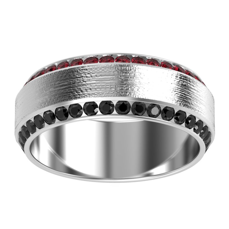 8mm Men's Eternity Channel Band