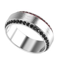 8mm Men's Eternity Channel Band