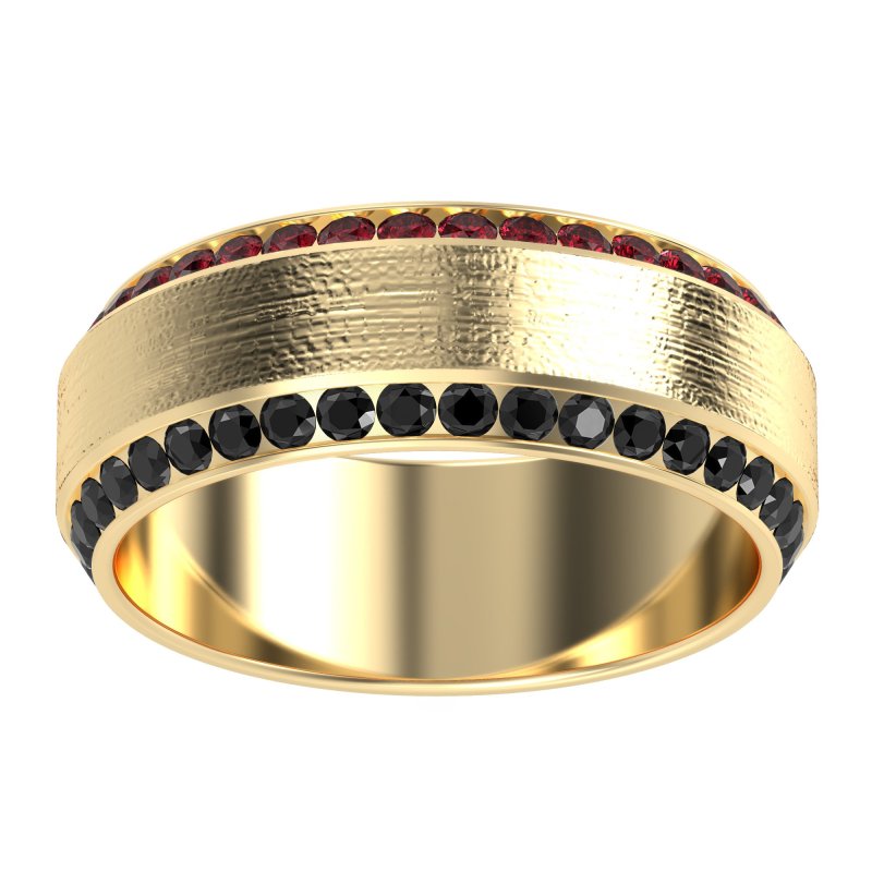 8mm Men's Eternity Channel Band