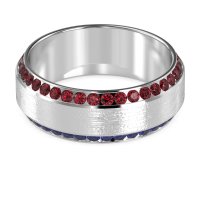 8mm Men's Eternity Channel Band