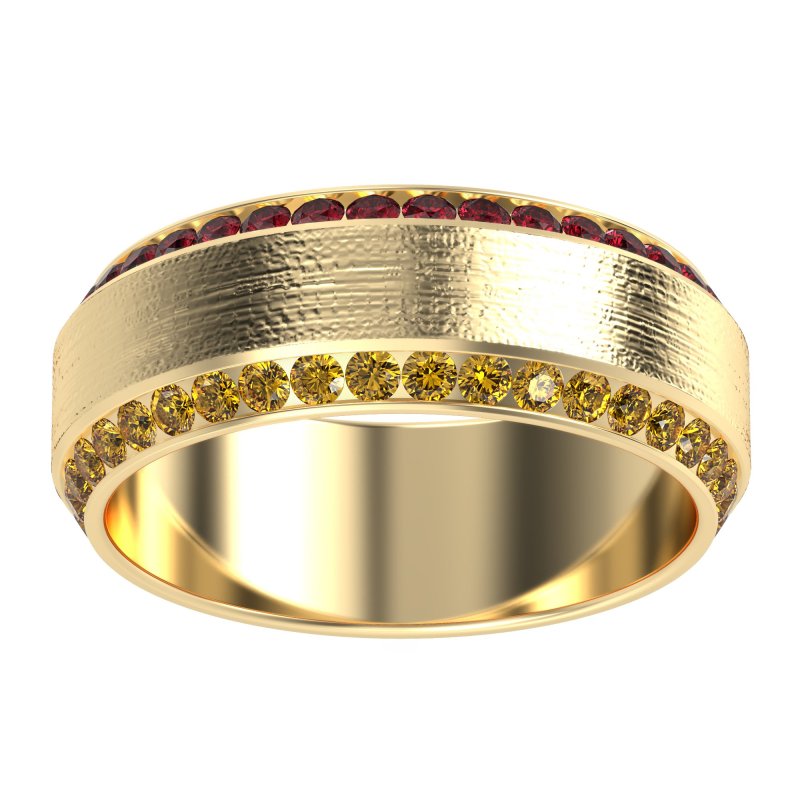 8mm Men's Eternity Channel Band